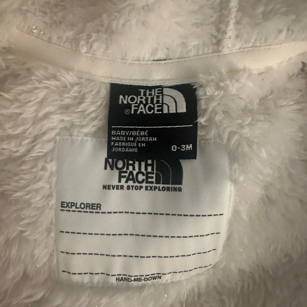 The North Face 0-3 snowsuit